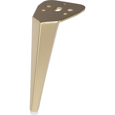 Опора меб. мет. STATE h140 матовое золото AKS - фото 1