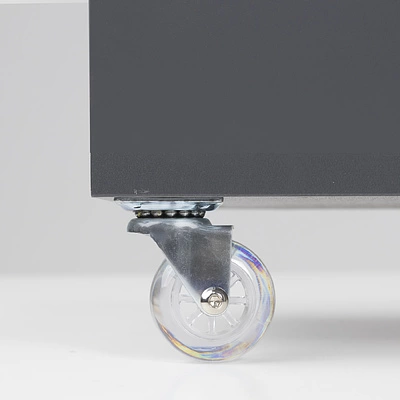 Колесо меб. CRYSTAL/1 d50 h64 с площадкой, прозрачный AKS - фото 4