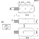 Стяжка Genifix с евровинтом 6,0*8, белая (уп/ 10 шт) AKS - фото 2