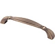 Ручка меб. скоба мет. MAGIA 128 матовая античная латунь AKS - фото 1