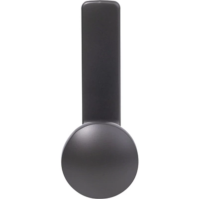 Крючок меб. однорожковый мет. KING графит AKS - фото 4