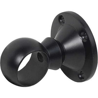 Держатель дистанционный проходной трубы d25 (992), черный AKS - фото 1