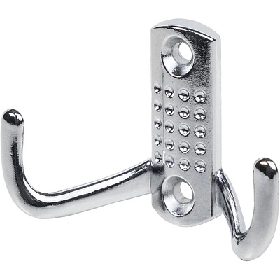 Крючок меб. двухрожковый мет. WP12 хром GRIDLI - фото 1