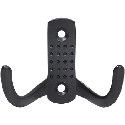 Крючок меб. двухрожковый мет. WP12 черный GRIDLI - фото 3