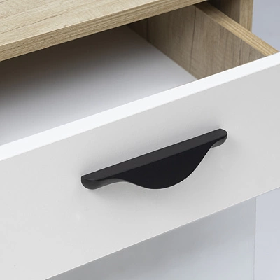 Ручка меб. скоба мет. METAX 128, черный матовый, AKS - фото 7