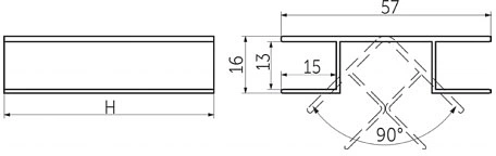 Угол гибкий к цоколю мебельному ПВХ h=100 серый THERMOPLAST (-909) - фото 2