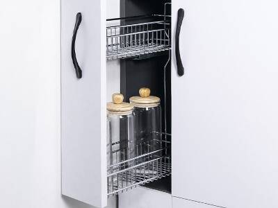 Выдвижные системы хранения для кухни