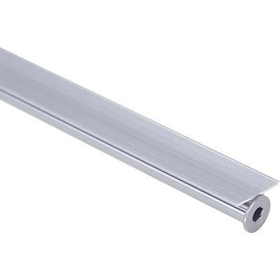 Выравниватель декоративный для мебельных дверей L-2400 -2780 мм серый AKS - фото 1