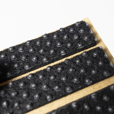 Подкладка самоприлипающая фетровая прорезиненная 15 х 80мм (1упак.=9шт), черная, Folmag - фото 4