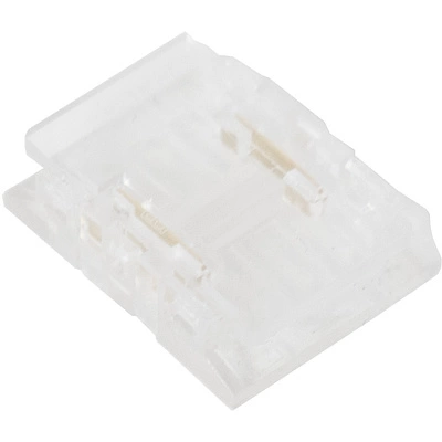 Соединитель электрический для светодиодных лент шириной 10mm, прямой, AKS - фото 1