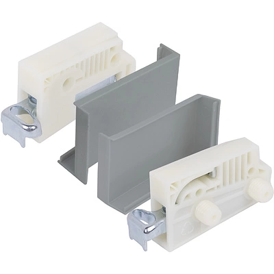 Навес кухонный регулируемый ABS на втулках левый+правый + серые заглушки PRIME by AKS - фото 1