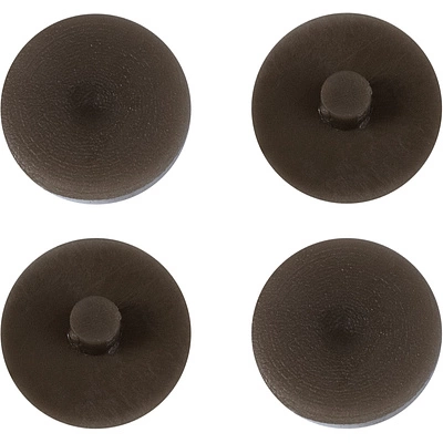 Заглушка пластик к эксцентрику венге (38) PL (упак.-40шт.) - фото 3