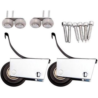 Комплект роликов SENATOR открытый для 1 раздвижной двери AKS 60 кг для узкой сис-мы - фото 1