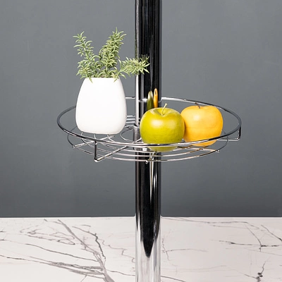 Корзина на трубу d50 центральная d350, хром AKS - фото 4