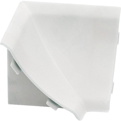 Уголок ПВХ внутрен. к плинтусу LР NW светло-серый (56) EL-MECH-PLAST - фото 1