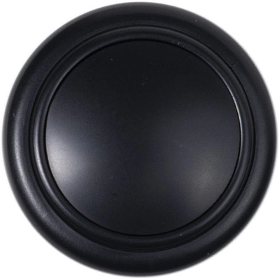 Ручка меб. кнопка пластик. PК02/K2 черный матовый AKS - фото 4