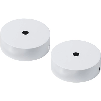 Заглушки (крепления) к светодиодной веревке, d20, тип 2 (1 компл = 2шт.), белый, AKS - фото 1