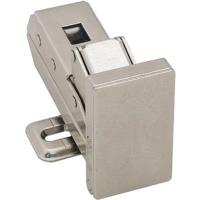 Петля д/стекла накладная с доводчиком h0 clip-on AKS PLUS (саморезы, заглушки) под клей - фото 5