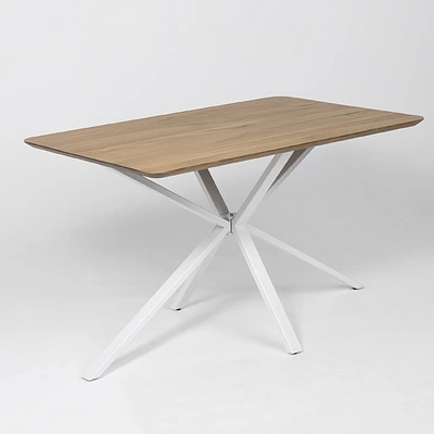 Подстолье VECTOR h714 под прямоугольную столешницу, белый муар AKS - фото 4