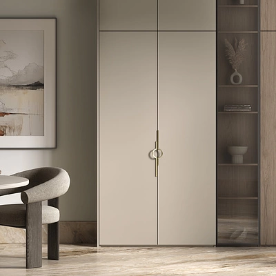 Ручка меб. скоба мет. ELEGANCA 256, брашированное золото, AKS - фото 7