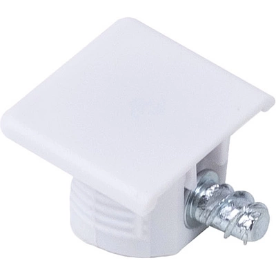 Эксцентриковая стяжка быстрого монтажа 20 мм белая + шток 6*8мм + заглушка (уп/100шт) AKS PLUS - фото 3