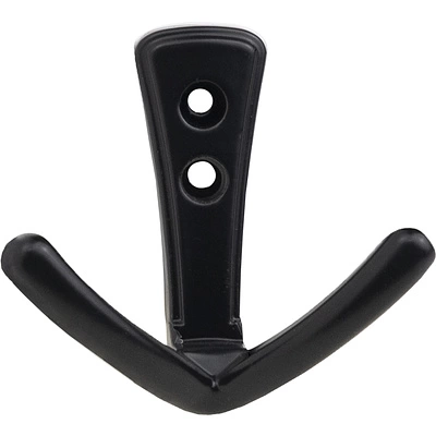 Крючок меб. двухрожковый мет. RUNA черный матовый AKS - фото 3