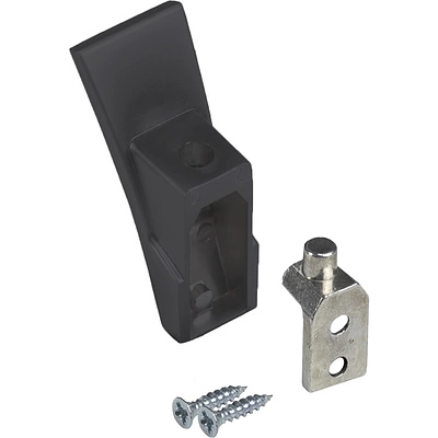 Крючок меб. однорожковый мет. SLASH черный матовый AKS - фото 5