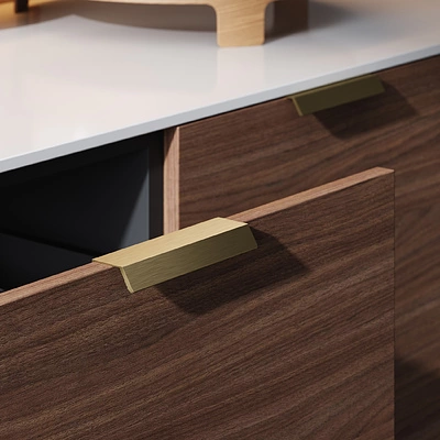 Ручка меб. накладная алюм. GEOS 960/1000 черный матовый, AKS - фото 6