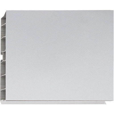 Цоколь мебельный ПВХ h=100 алюминий L=3200мм, РФ - фото 1