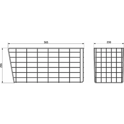 Корзина для белья 300 (230*255*570), белый РФ - фото 2