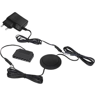 Блок питания Wall 12W/12V розеточный с выкл. и разветвителем 6 точек, 5м, AKS - фото 1