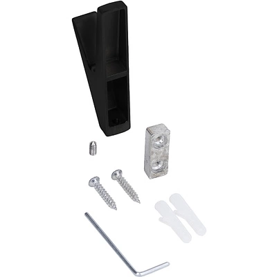 Крючок меб. однорожковый мет. FIX черный матовый AKS - фото 6