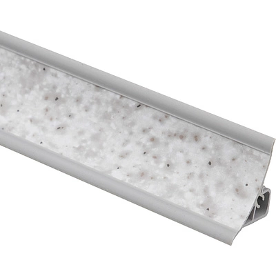 Плинтус ПВХ к столешнику LР арктик серо-голубой (108) EL-MECH-PLAST (1шт=3м.п.) - фото 1