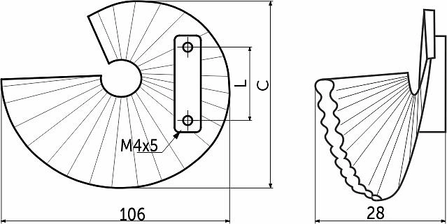 Ручка меб. кнопка мет. OCEAN 32, золотой песок, AKS - фото 7
