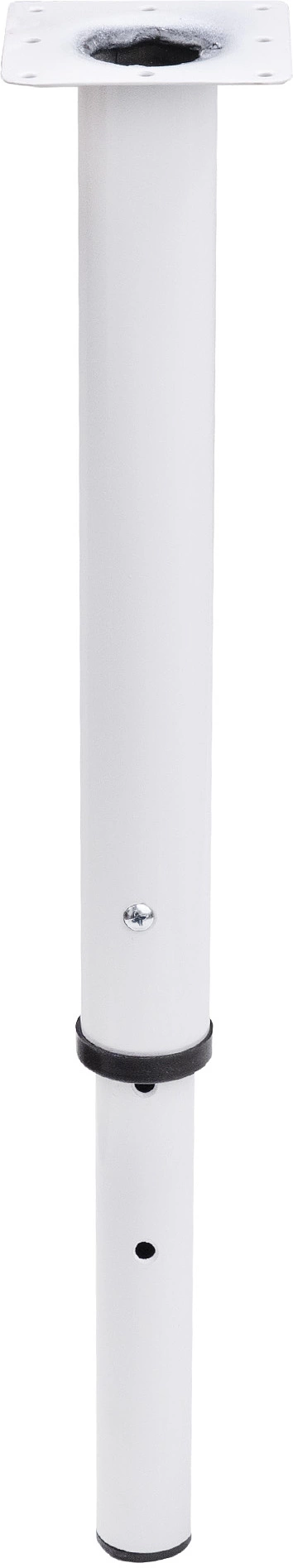 Опора меб. телескоп2 d32/40 h380-440-500-560, белый AKS - фото 1