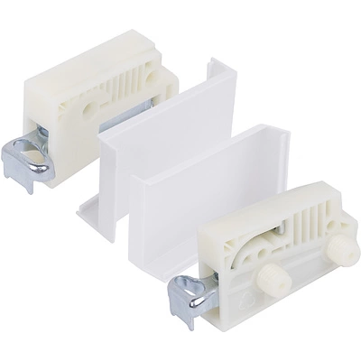 Навес кухонный регулируемый ABS на втулках левый+правый + белые заглушки PRIME by AKS - фото 1