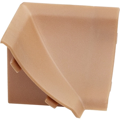 Уголок ПВХ внутрен. к плинтусу LР NW беж (69) EL-MECH-PLAST - фото 1