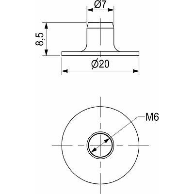 Втулка для механизма подъема парты AKS - фото 2