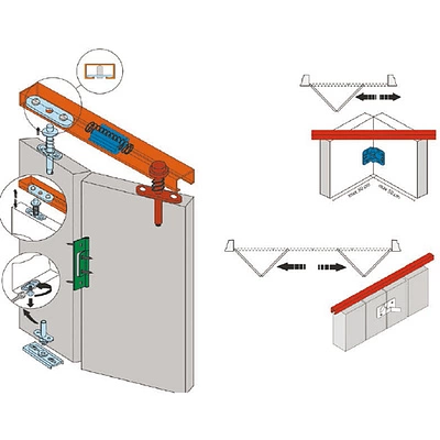 Профиль алюминиевый BIFOLD направляющая верхн. L-6000 мм LAGUNA K-015 - фото 3