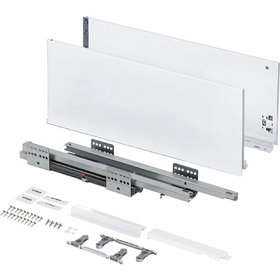 Система ящиков Slimbox Evolution L-500 H=199 белый SOFT CLOSE ДСП16мм - фото 1