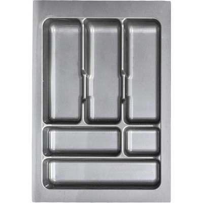 Лоток для столовых приборов 400 COMFORT (335*490), металлик РП - фото 1