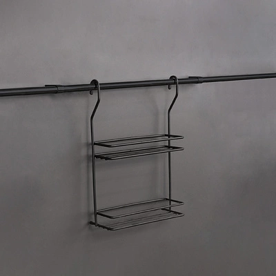 Корзина на трубу d16 двойная малая CWJ116B черный AKS - фото 3