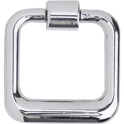 Ручка меб. кнопка мет. BUTTON хром AKS - фото 1