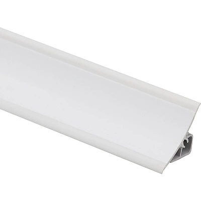 Плинтус ПВХ к столешнику LР белый (50) EL-MECH-PLAST (1шт=3м.п.) - фото 1