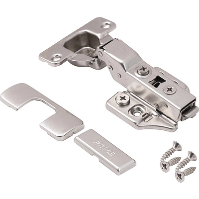 Петля полунакладная с доводчиком 48мм h2 clip-on PRIME by AKS 3D (саморезы, заглушки) (упак. = 2 шт.) - фото 4