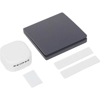 Выключатель кинетический, с реле, 1 клавиша, графит, AKS - фото 3