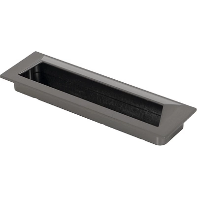 Ручка меб. врезная мет. TIARA 128 жемчужный черный, AKS - фото 1