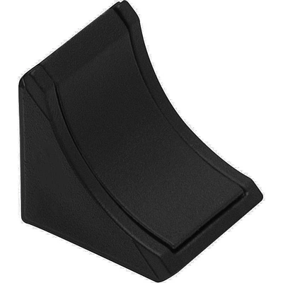 Уголок пластиковый радиусный 24*24 черный (уп/20шт) AKS - фото 1