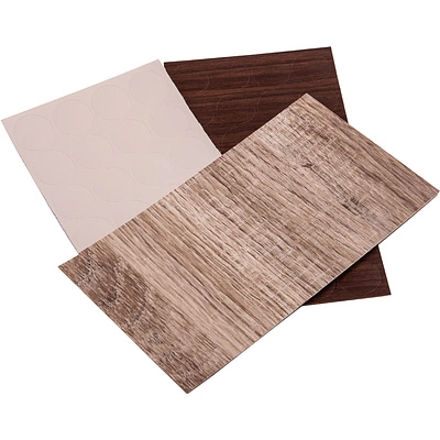 Заглушка самоприлипающая к конфирматам дуб латте (14849) FOLMAG (лист-25шт.) - фото 1