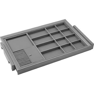 Выдвижная полка-органайзер 800 BRUNO для аксессуаров и украшений, графит PRIME by AKS - фото 1